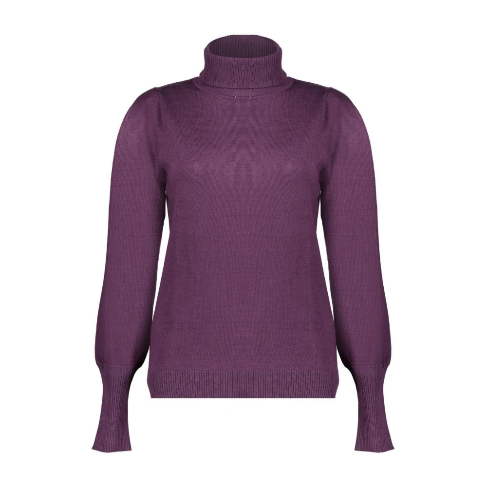 Geisha Pleated shoulders pullover mauve Purple Dames