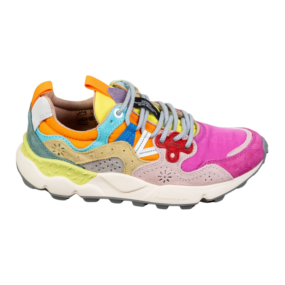 Flower Mountain Women's Multicolor Sneakers, 7 Uk, Yamano 3 Sneaker