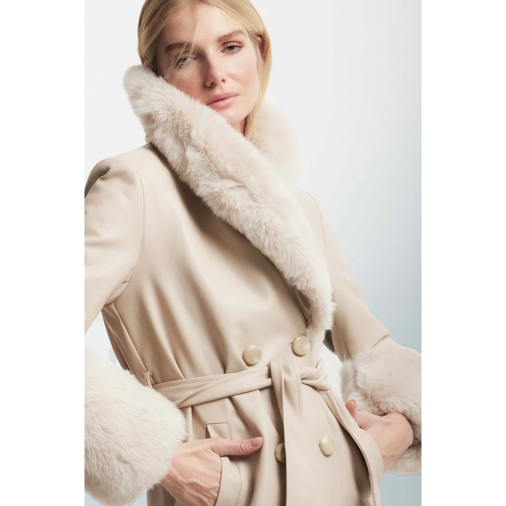 Kocca Dubbele Rijgjas Beige Dames