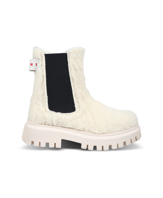 beige-faux-fur-ankle-boots