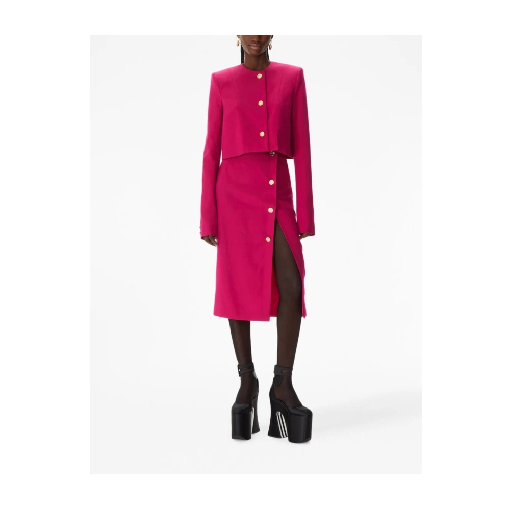 Nina Ricci Stunning Wool Jacket in Fuchsia Pink Dames