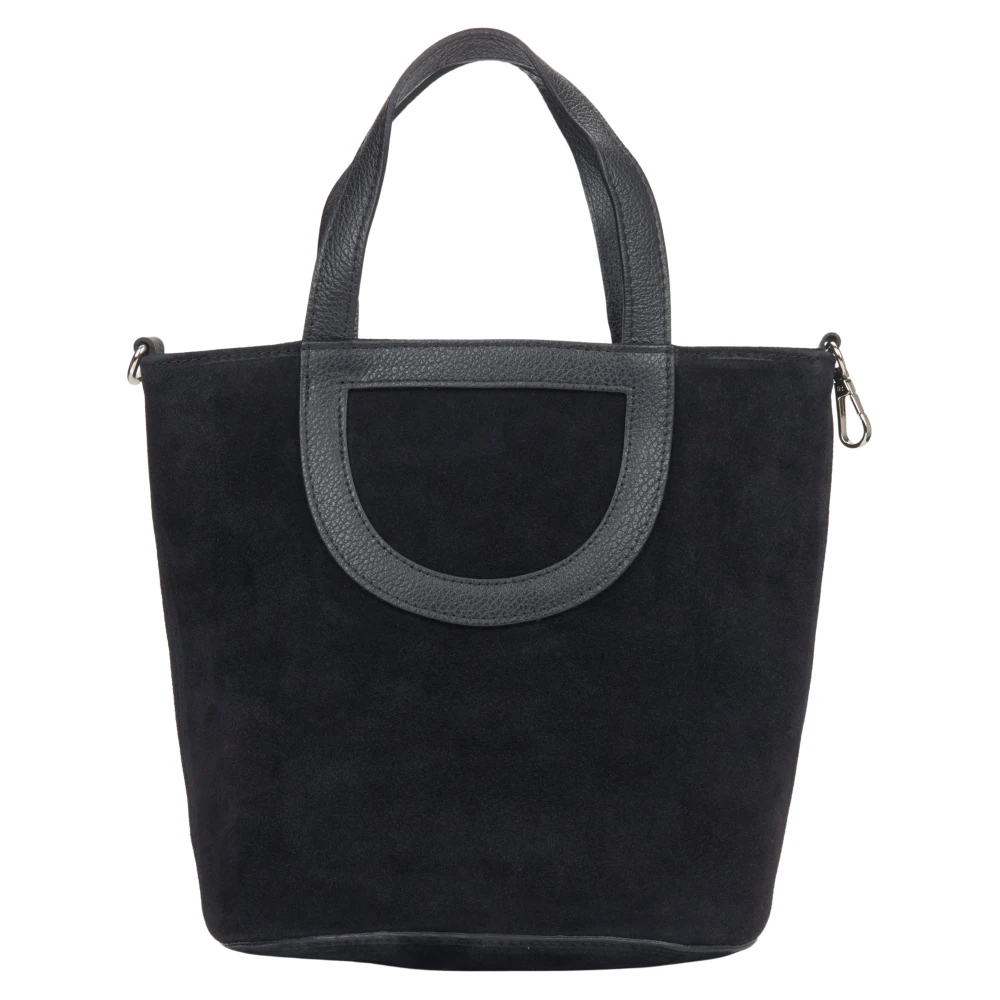 Estro Women's Black Bucket Bag - Handbags - One Size - Bags