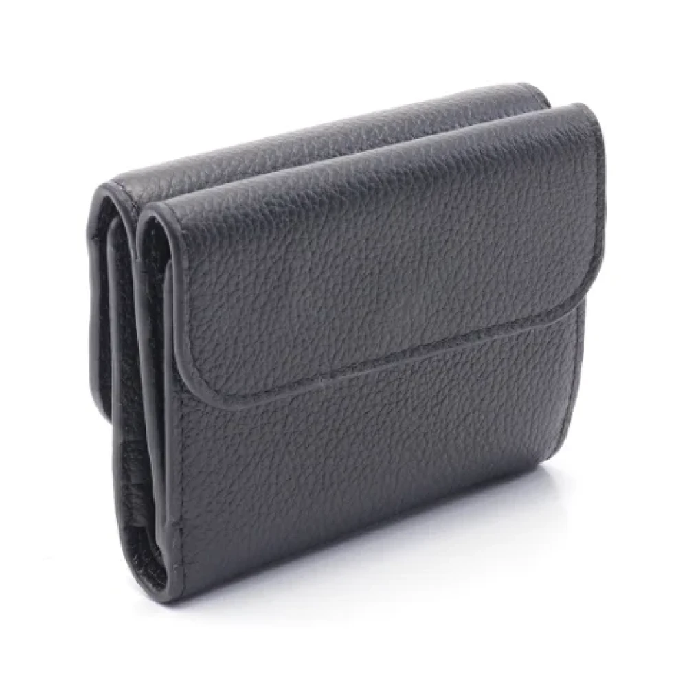 Chloé Pre-owned Leather wallets Black Dames