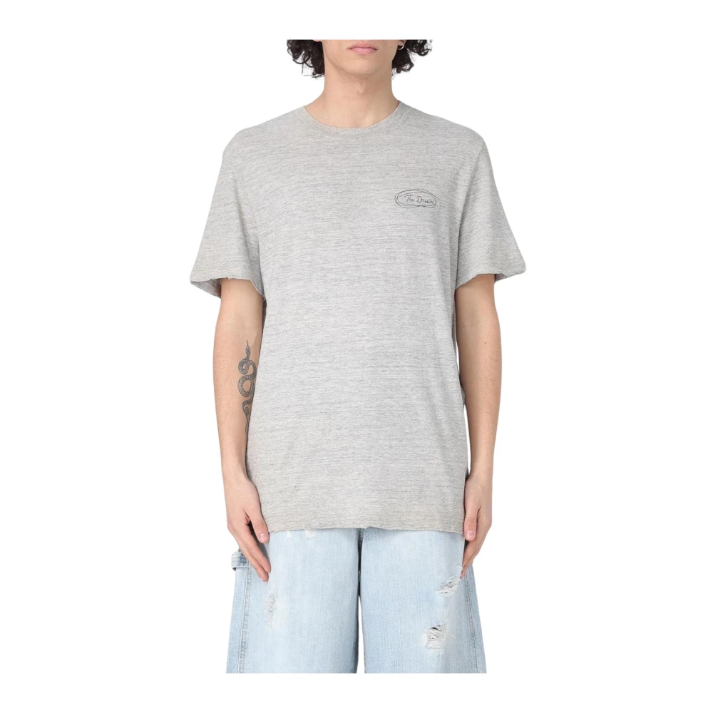 Golden Goose Men's Gray/Golden The Dream Tshirt Relaxed Fit