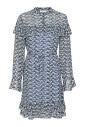 robe-courte-bleue-avec-volants
