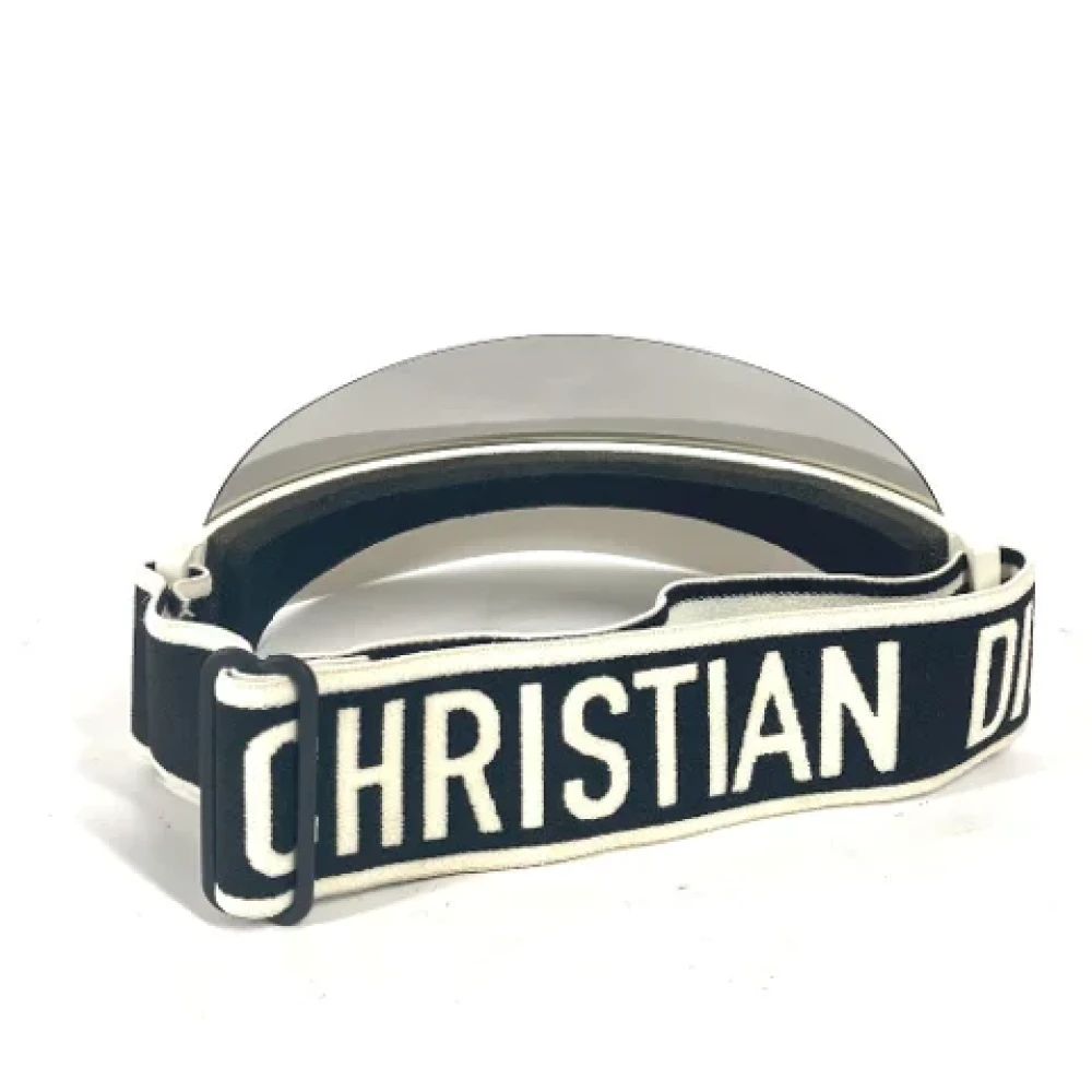 Dior Vintage Pre-owned Plastic hats White Dames