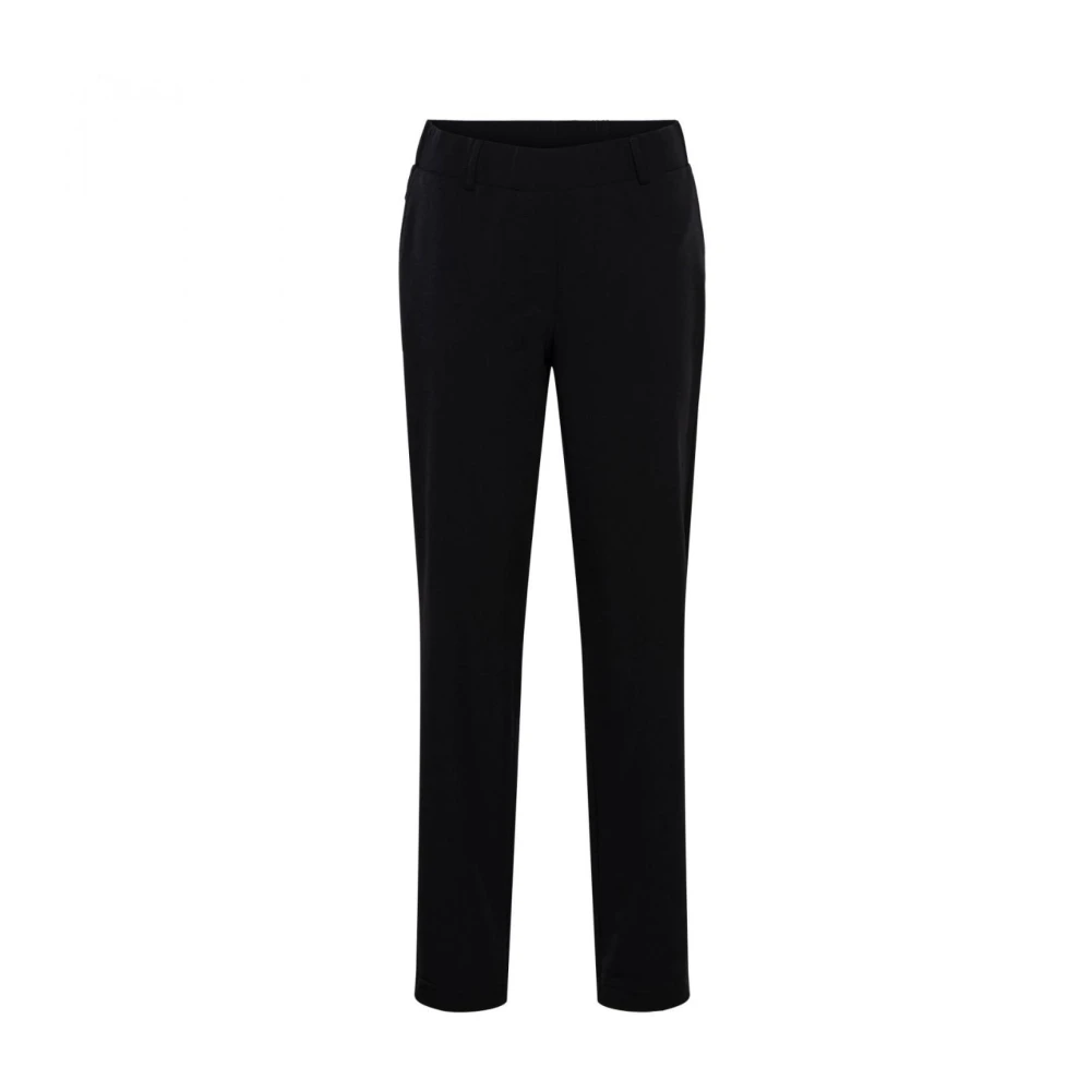 &Co Woman Broek Dames Recht Zwart Black Dames
