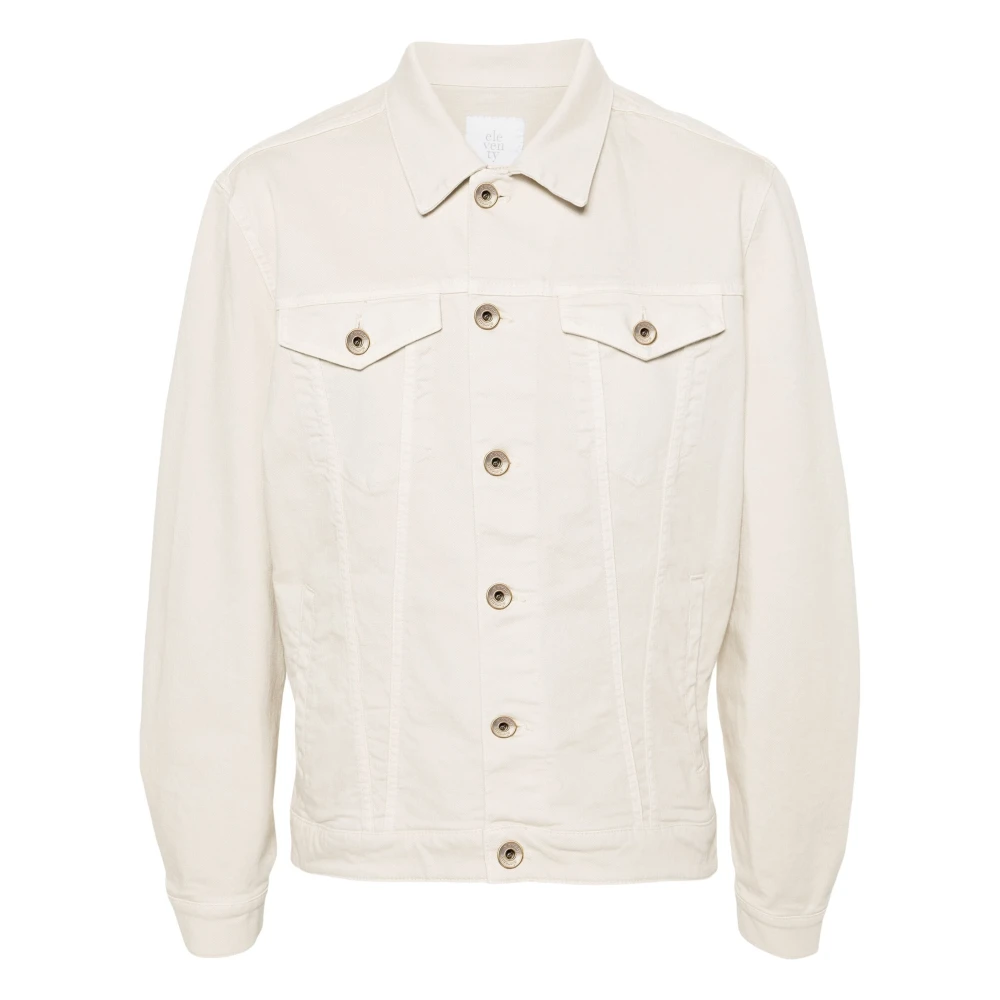 Jackets > Denim Jackets - - Eleventy - Modalova