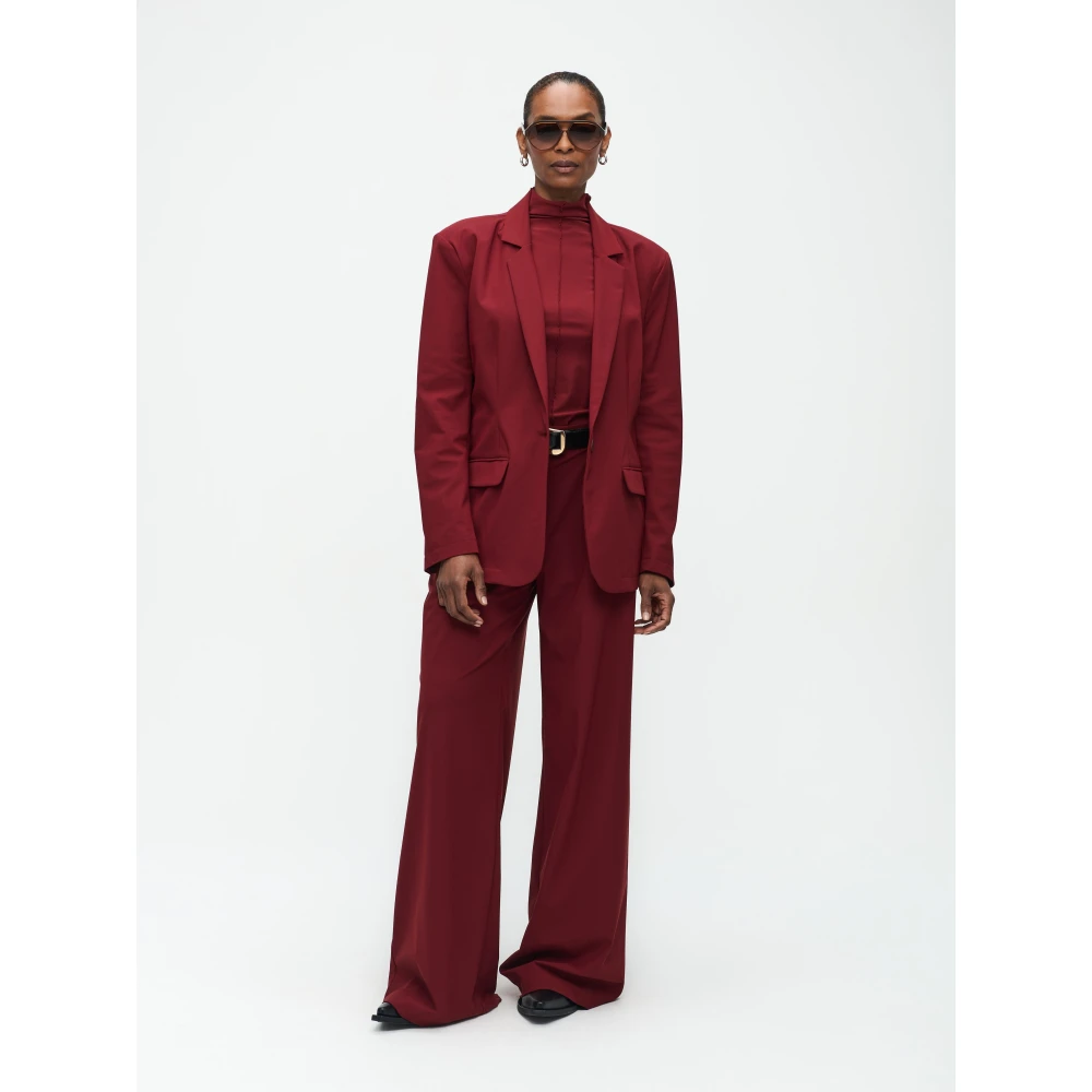 Jane Lushka Marga Broek Technisch Jersey Red Dames