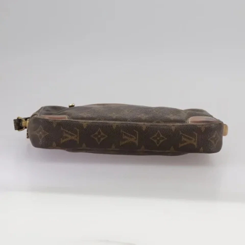 Louis Vuitton Vintage Pre-owned Canvas clutches Brown Dames
