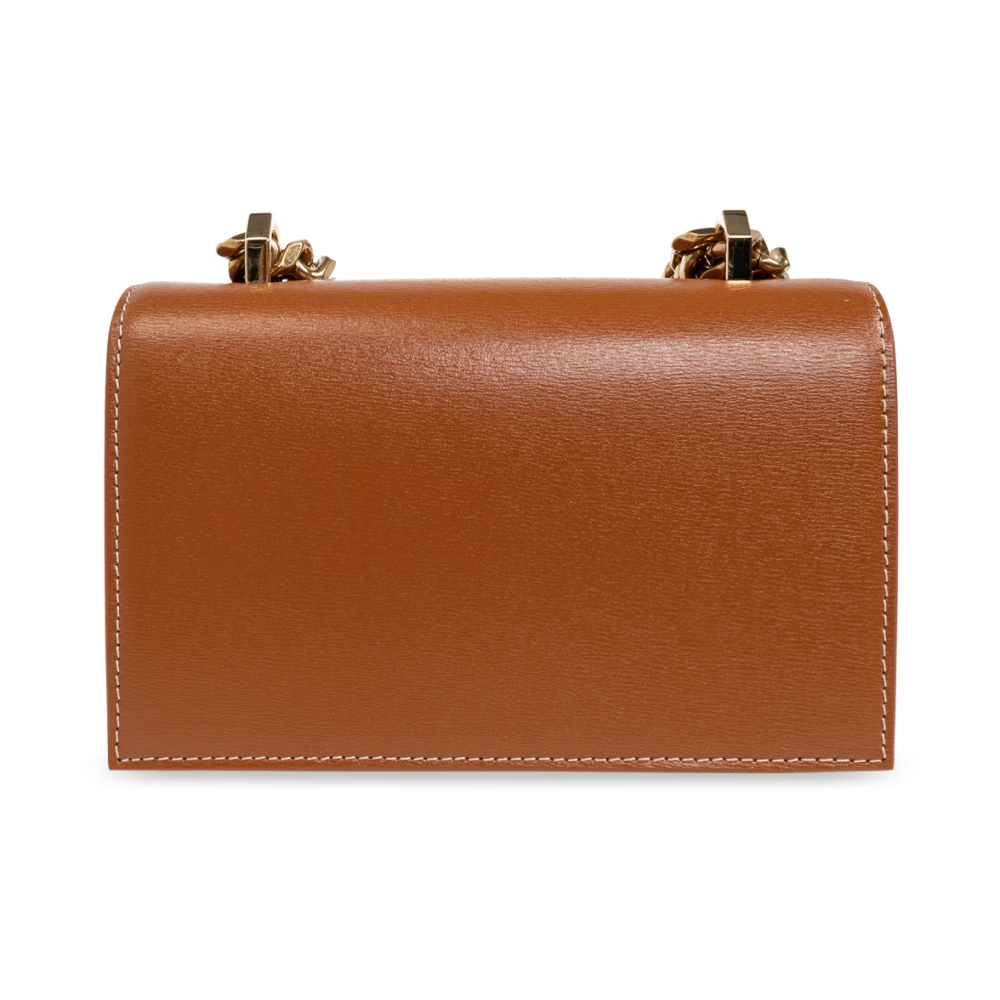 alexander mcqueen Jewelled Satchel Mini Schoudertas Brown Dames