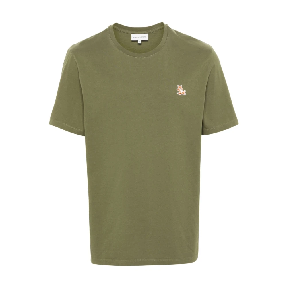 Maison Kitsuné Maison Kitsune T-shirts and Polos Green Heren