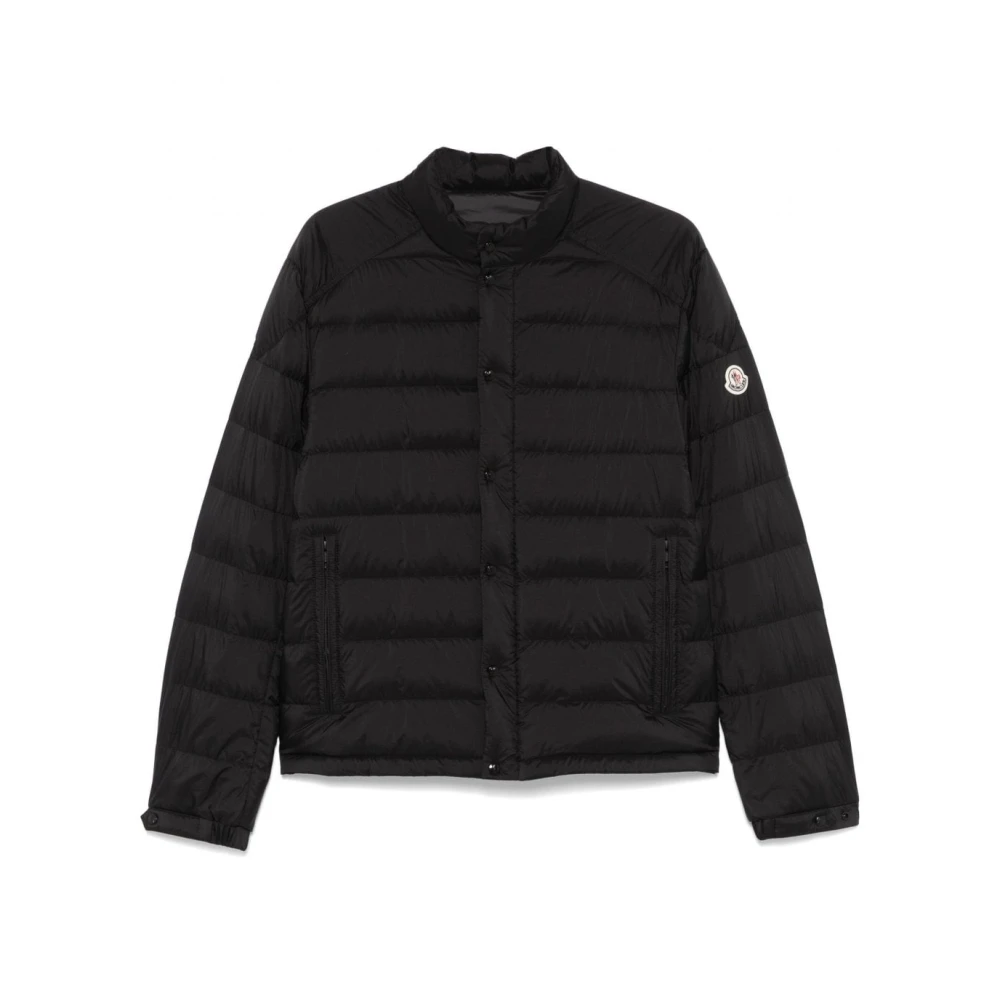 Moncler Zwarte Winterjas voor Mannen Black Heren