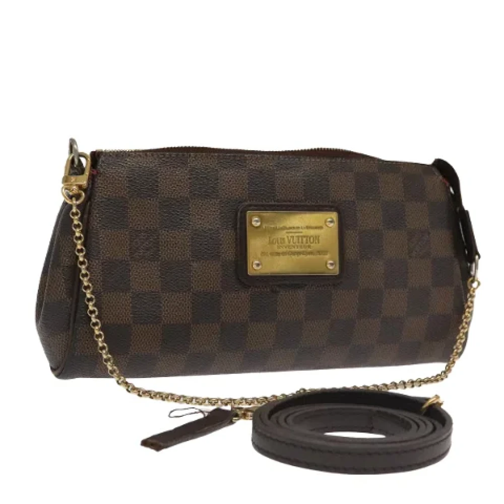 Louis Vuitton Vintage Pre-owned Canvas shoulder-bags Brown Dames