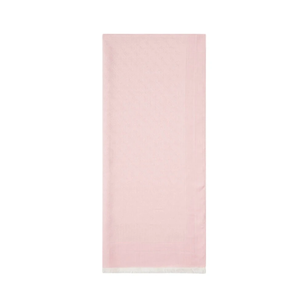 Guess Women's Pink Scarves, One Size, Zamira 4G Logo Scarf