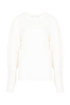 pull-a-col-rond-avec-manches-bouffantes