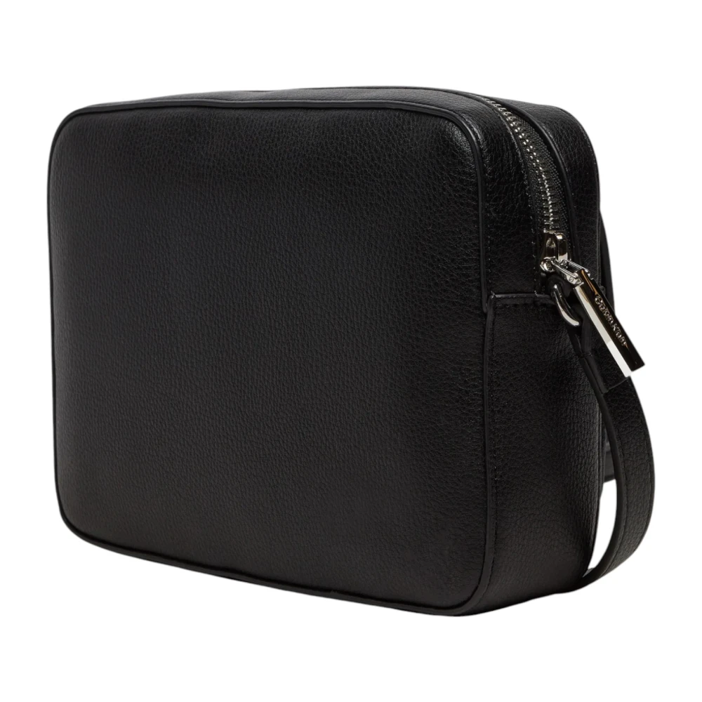 Calvin Klein Stijlvolle rits Tote tas met zakken Black Dames
