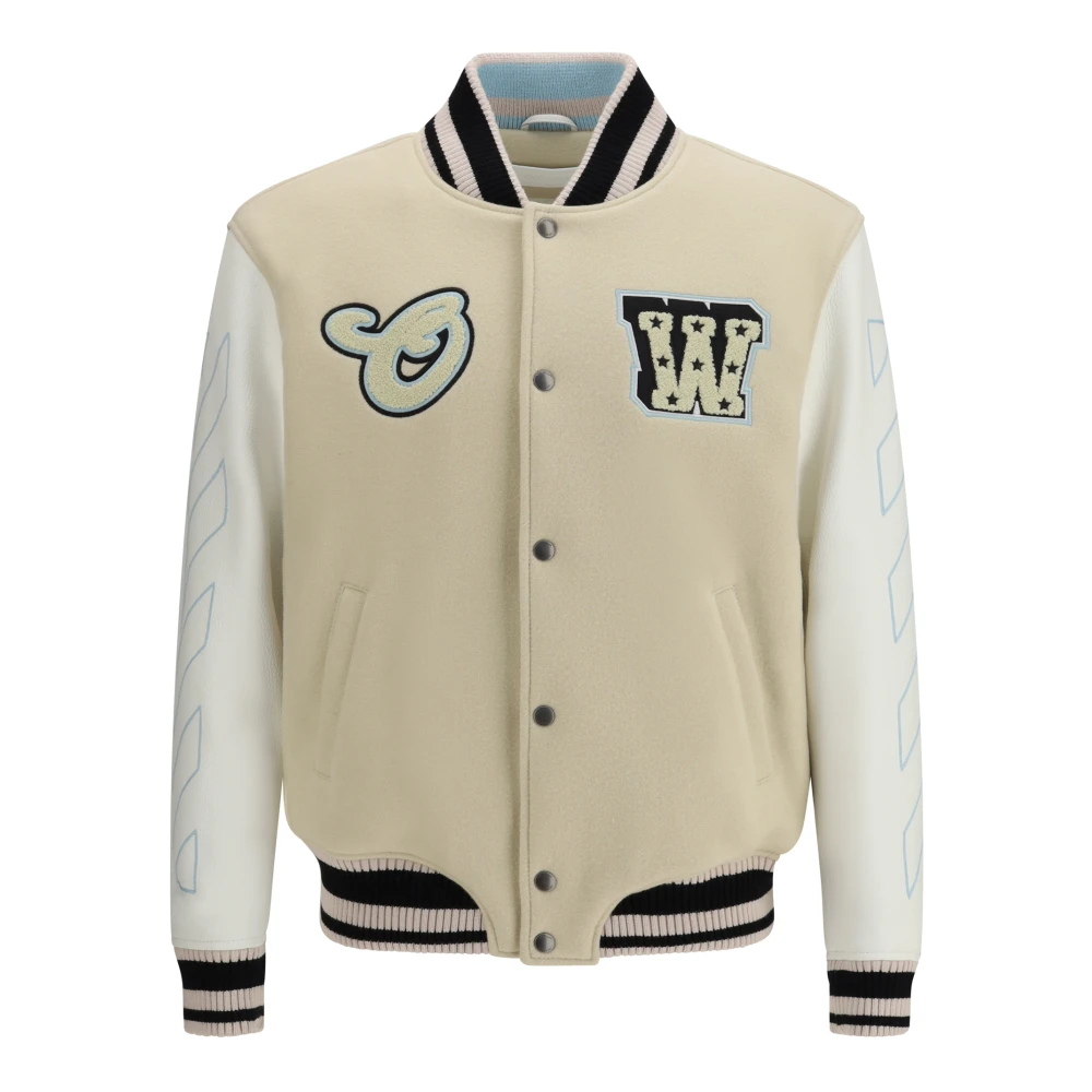 Off White Uomo Beige Giacche, M, New,