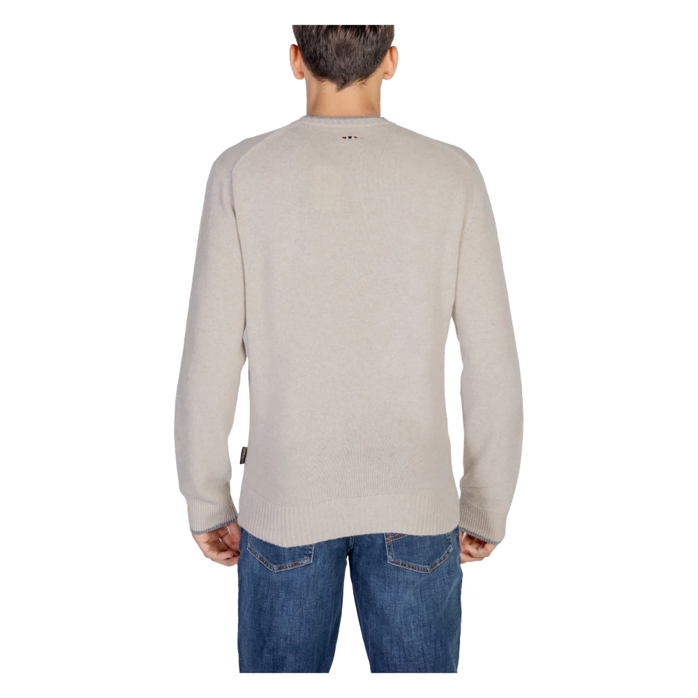 Napapijri Mannen Gebreide Kleding Collectie voor Herfst Winter Beige Heren