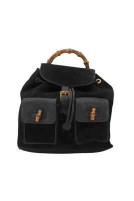 pre-owned-suede-backpacks