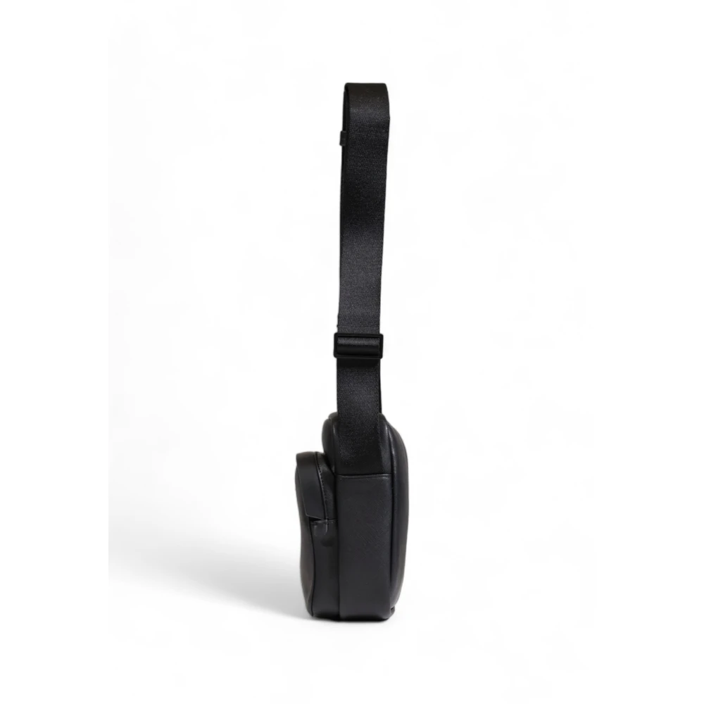 Calvin Klein Reporter Tas Herfst Winter Collectie Black Heren
