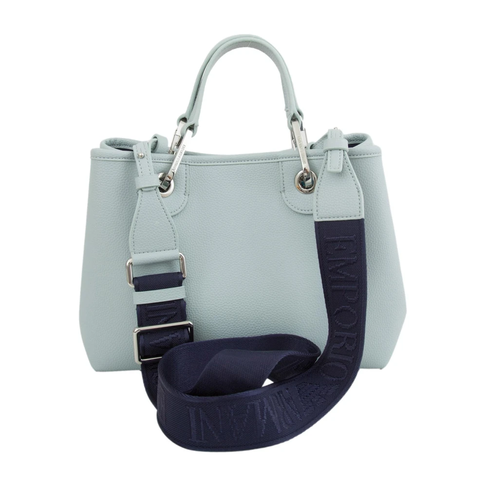 Emporio Armani Celeste Winkel Tas Blue Dames