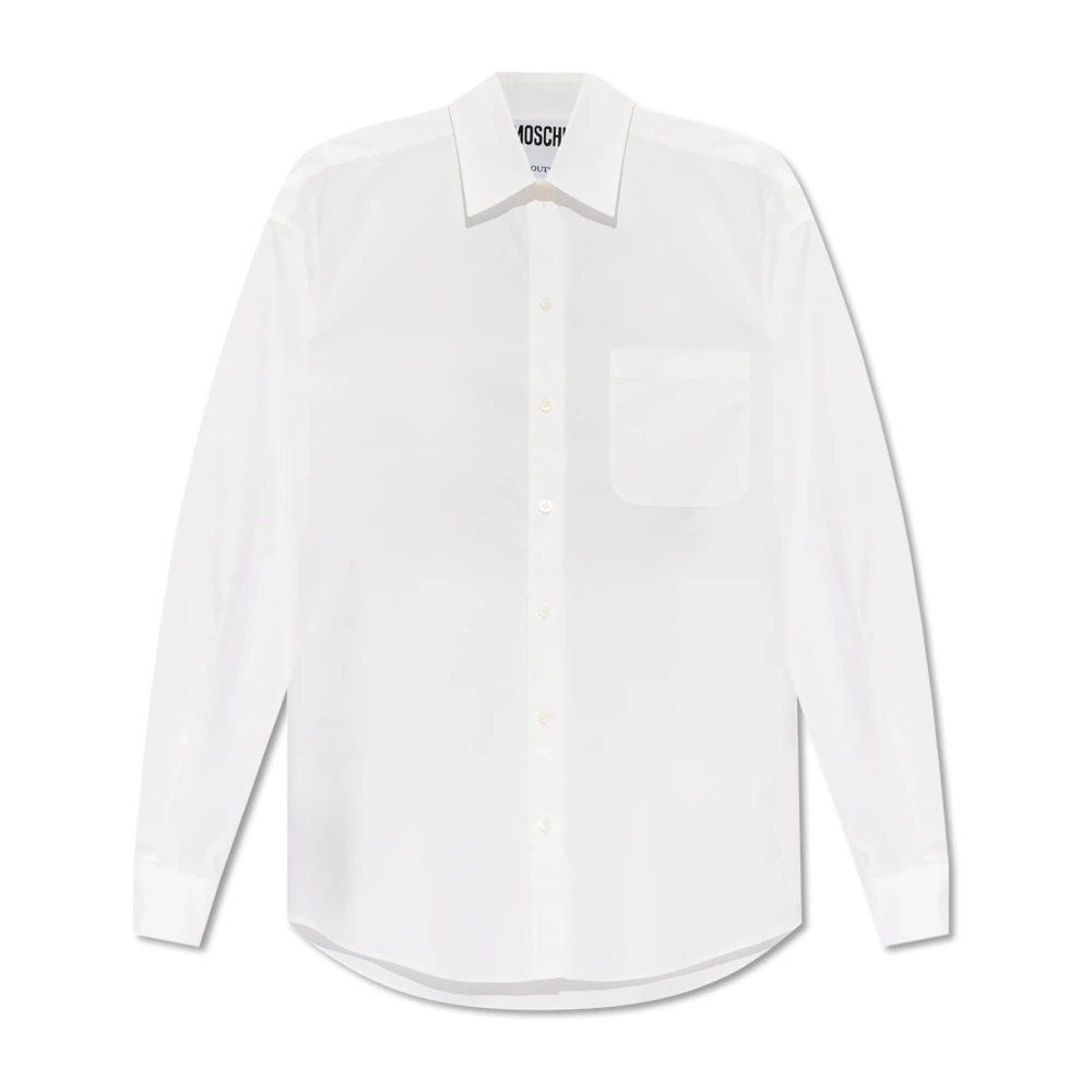 Moschino Gedrukt overhemd White Dames