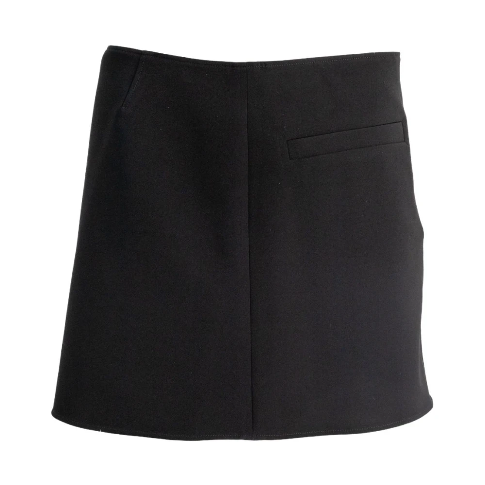Courrèges Donna Nero Gonne, S, New,