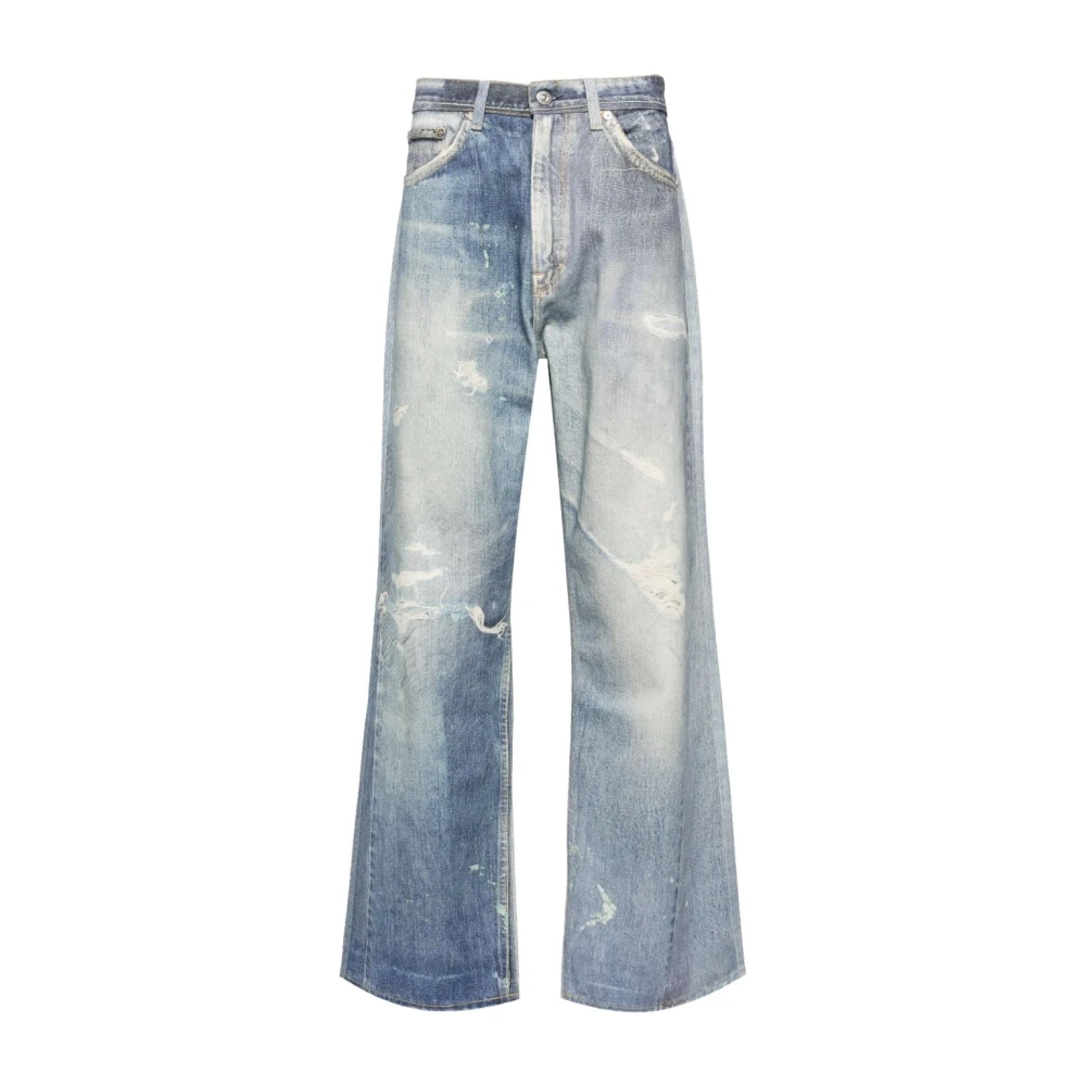 Our Legacy , Wide Jeans, Male, Blue, W34, Third Cut Jeans