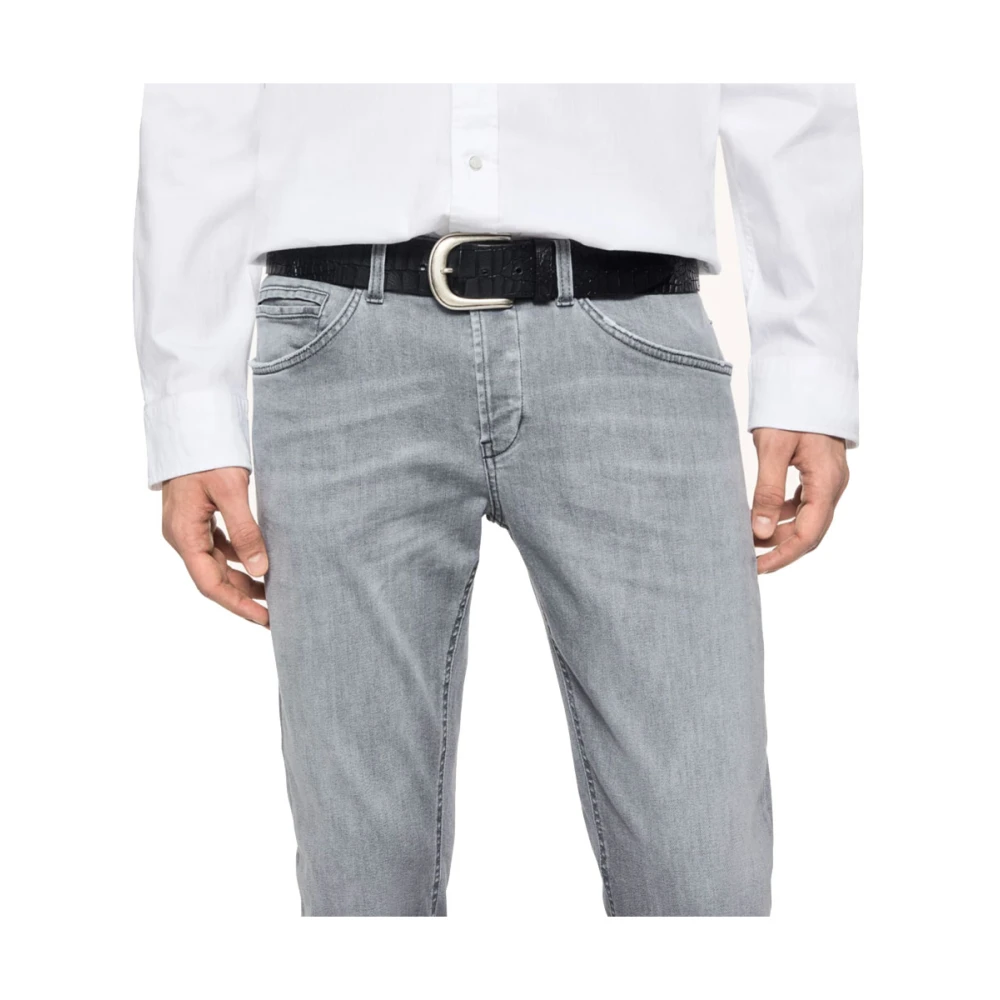 Dondup Skinny Fit George Jeans Gray Heren