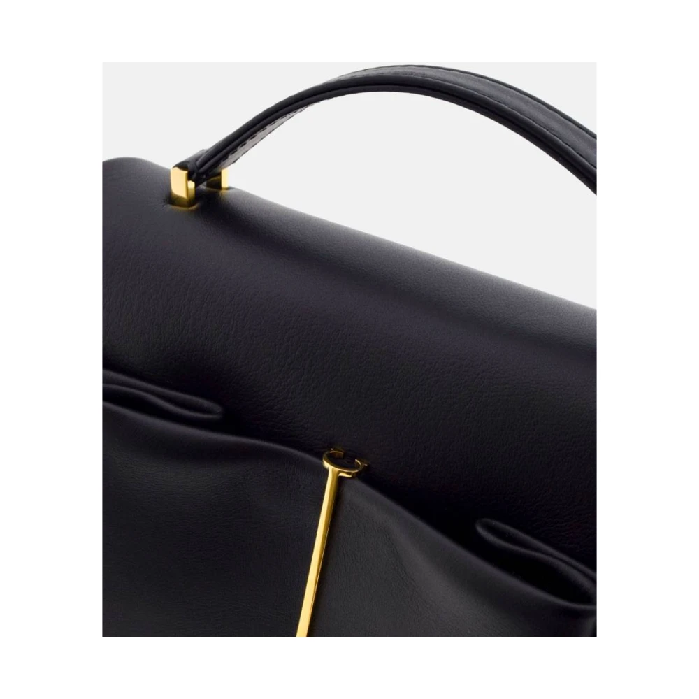 Carolina Herrera Strik Insignia Satchel Tas Black Dames