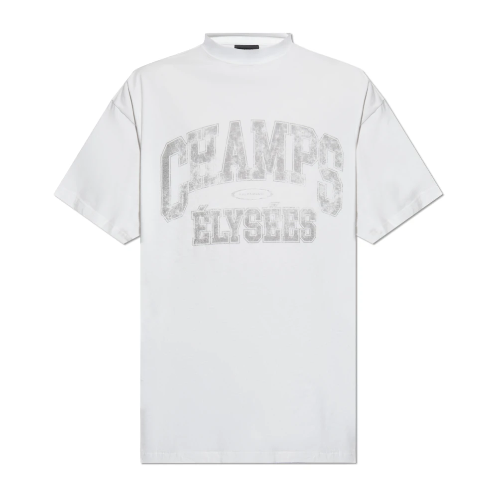 Balenciaga T-shirt met print Beige Heren