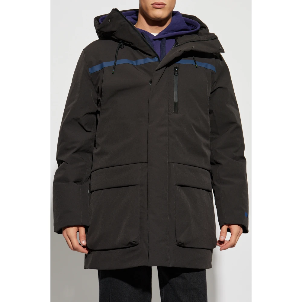 PS By Paul Smith Gewatteerde jas met capuchon Black Heren