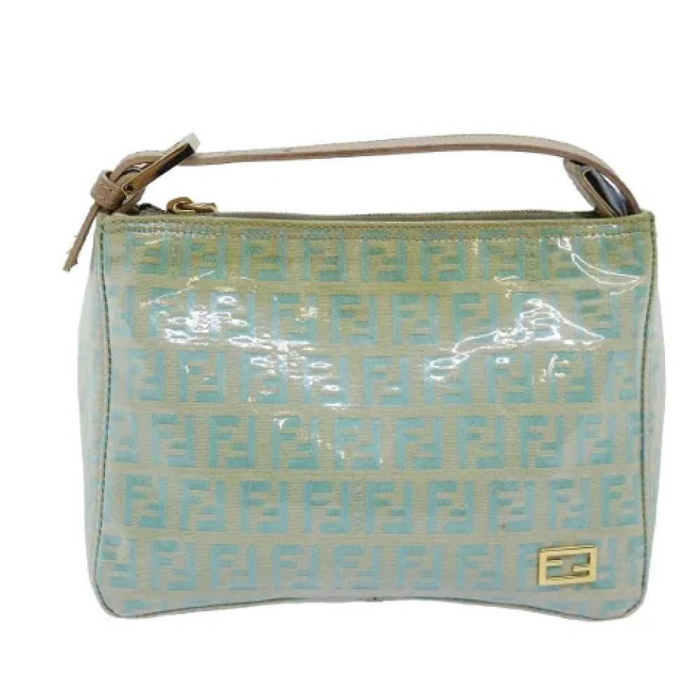 Fendi Vintage Pre-owned Canvas fendi-bags Blue Dames