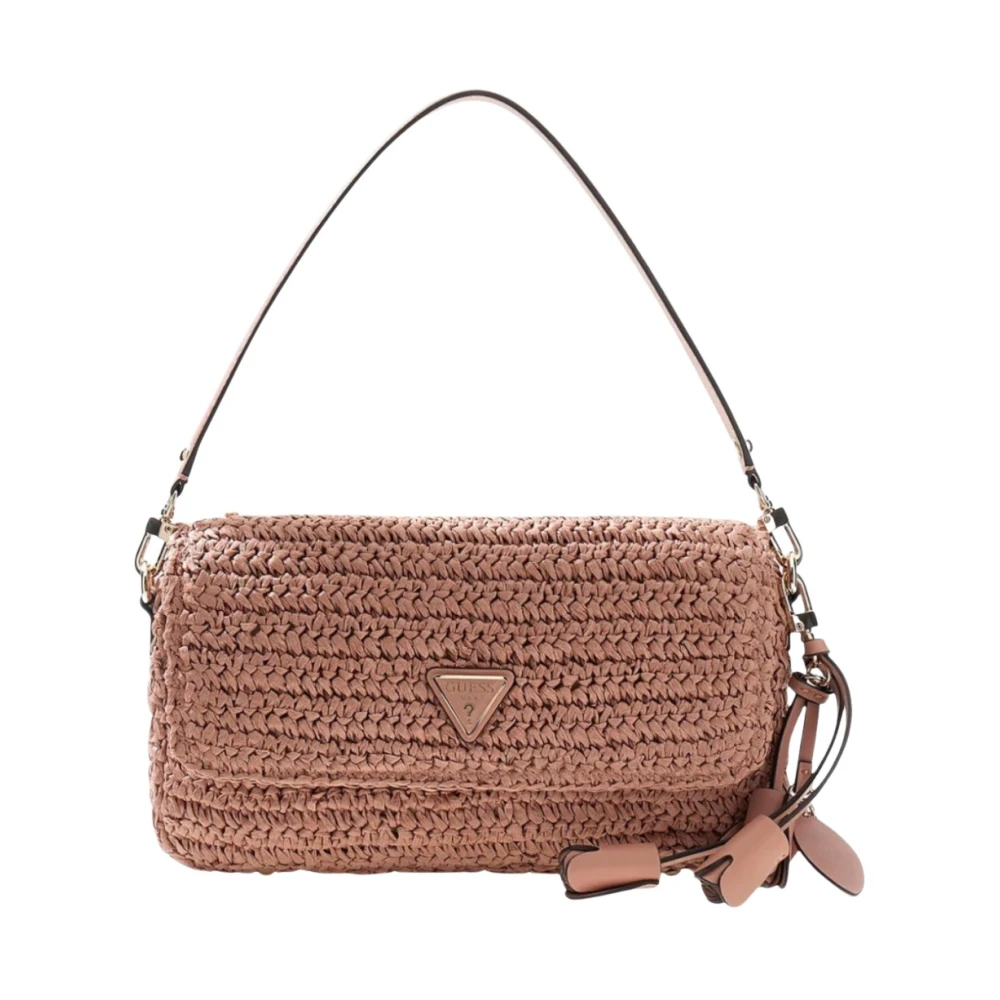 Guess Vrouw Bruin Tassen Dames, One Size, Leer, Ofelia Flap Schoudertas