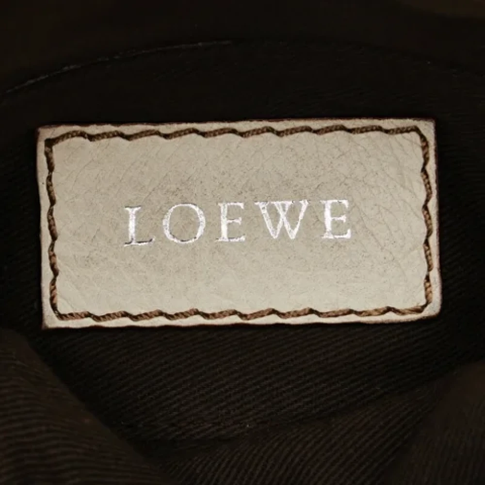 Loewe Pre-owned Denim shoulder-bags Blue Dames
