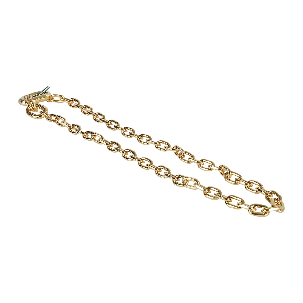 Rabanne Women's Yellow Golden Necklace With Oversized Pendant - Necklaces - One Size - Accessories
