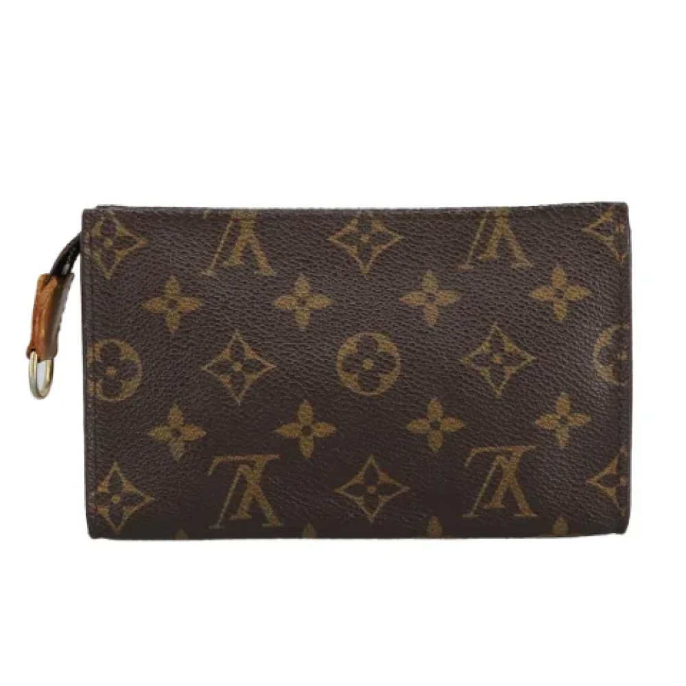 Louis Vuitton Vintage Pre-owned Canvas pouches Brown Dames