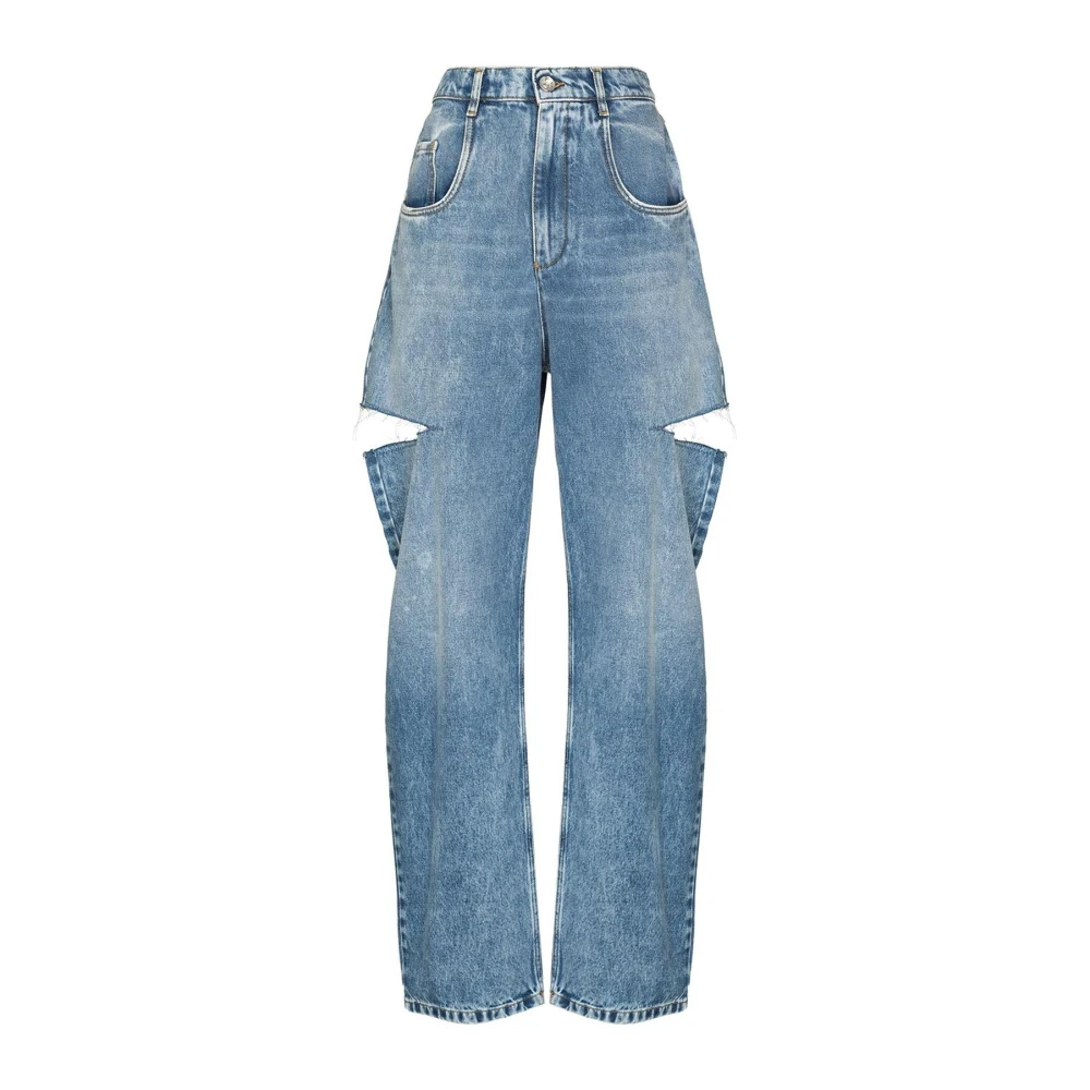 Maison Margiela Mujer Azul - Vaqueros Denim Con Detalles De Aberturas - Jeans - 2XS