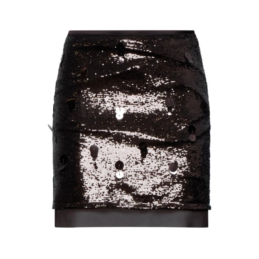 Silvian Heach Vrouw Bruin Rokken Dames, Xl, Pailletten, Minirok Met Pailletten