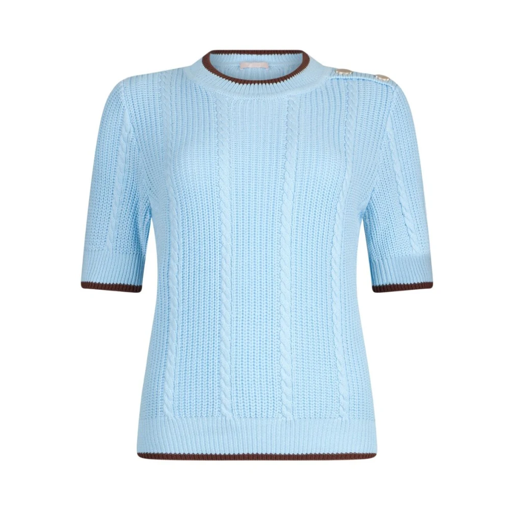 Liu Jo Damen Blau Strickwaren, Xsgröße: