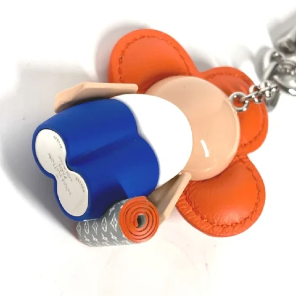 Louis Vuitton Vintage Pre-owned Fabric key-holders Orange Dames