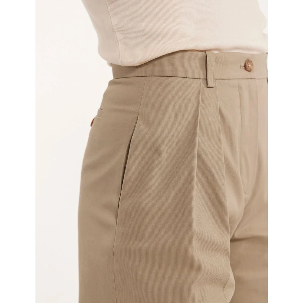 Ines De La Fressange Paris Beige Marlow broek Beige Dames