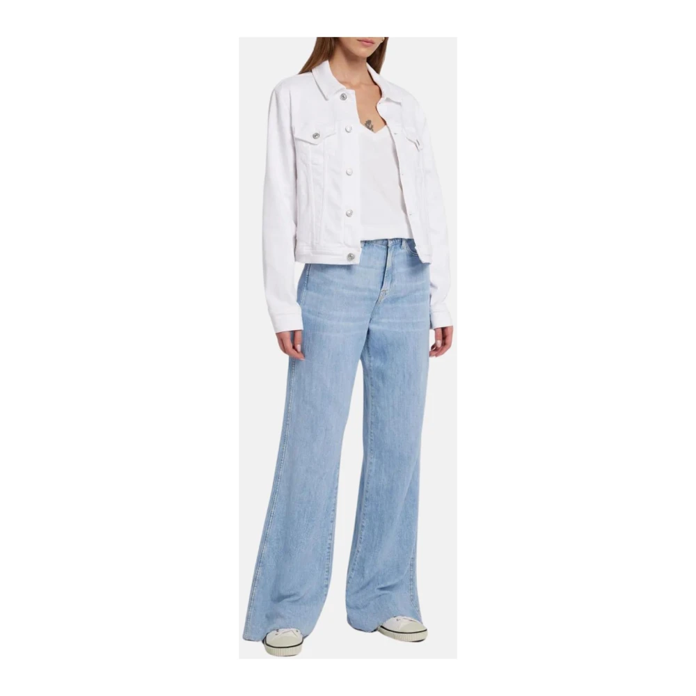 7 For All Mankind Spijkerjas White Dames