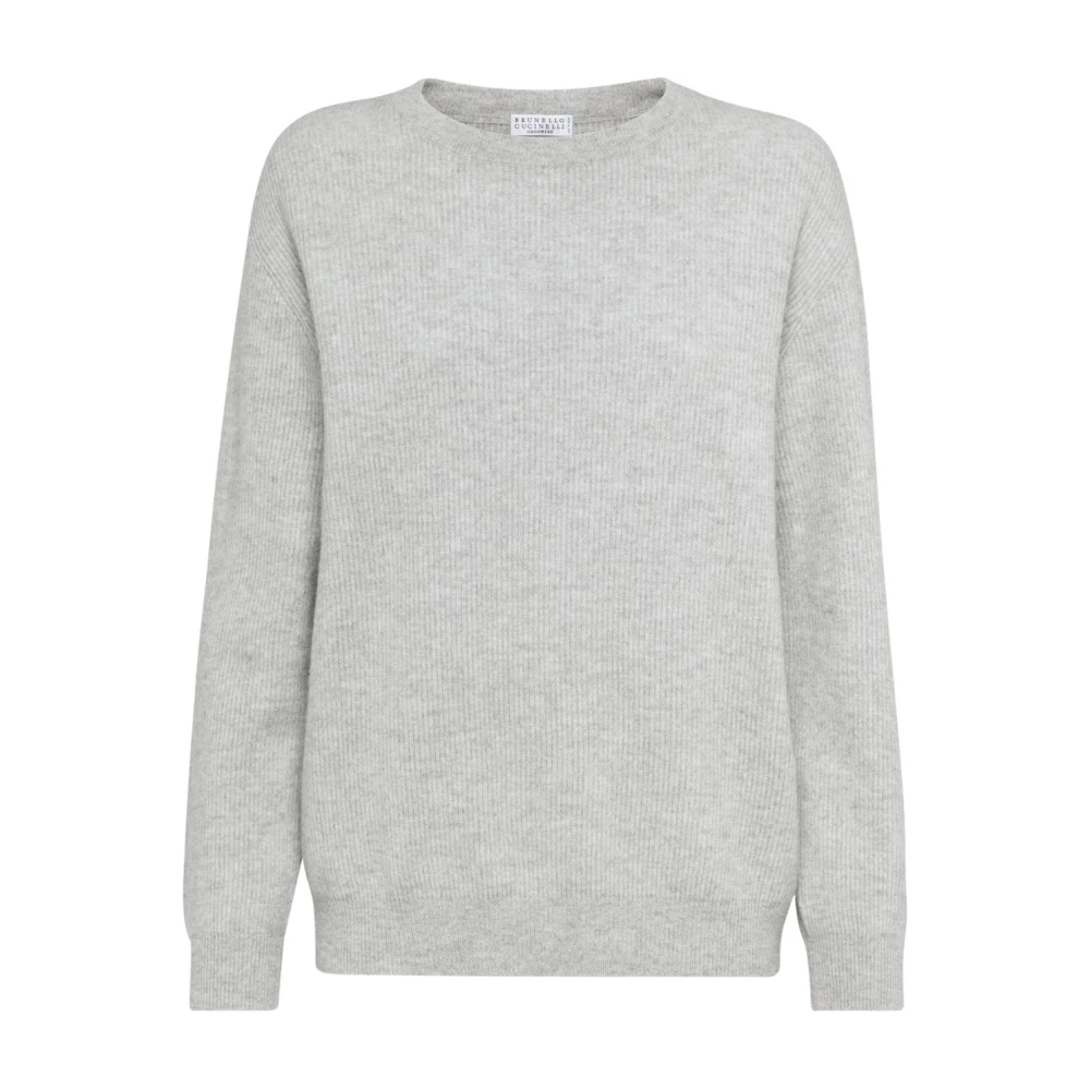 BRUNELLO CUCINELLI Grijze Sweatshirt Aw24 Dameskleding Gray Dames
