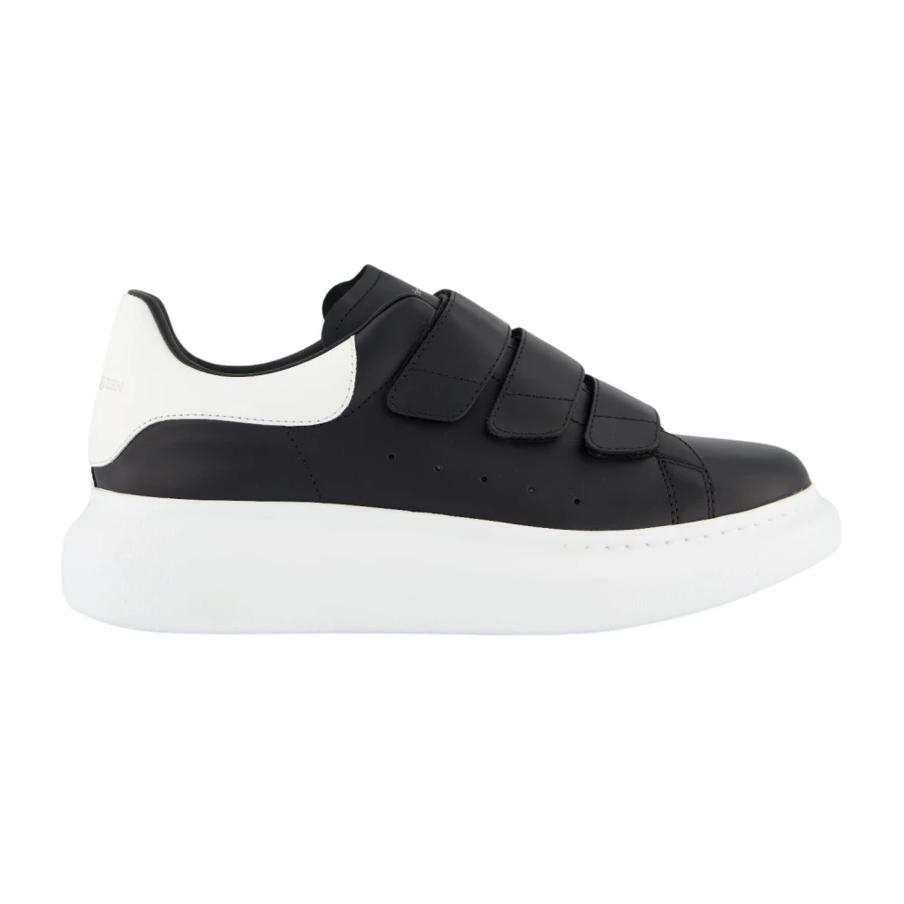 Alexander McQueen Dames Woman Oversized Triple Strap Dames Schoenen Zwart