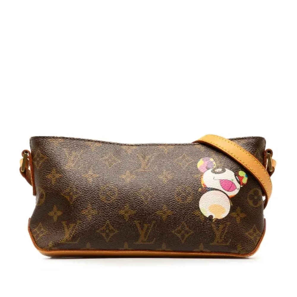 Louis Vuitton Vintage Pre-owned Canvas shoulder-bags Brown Dames