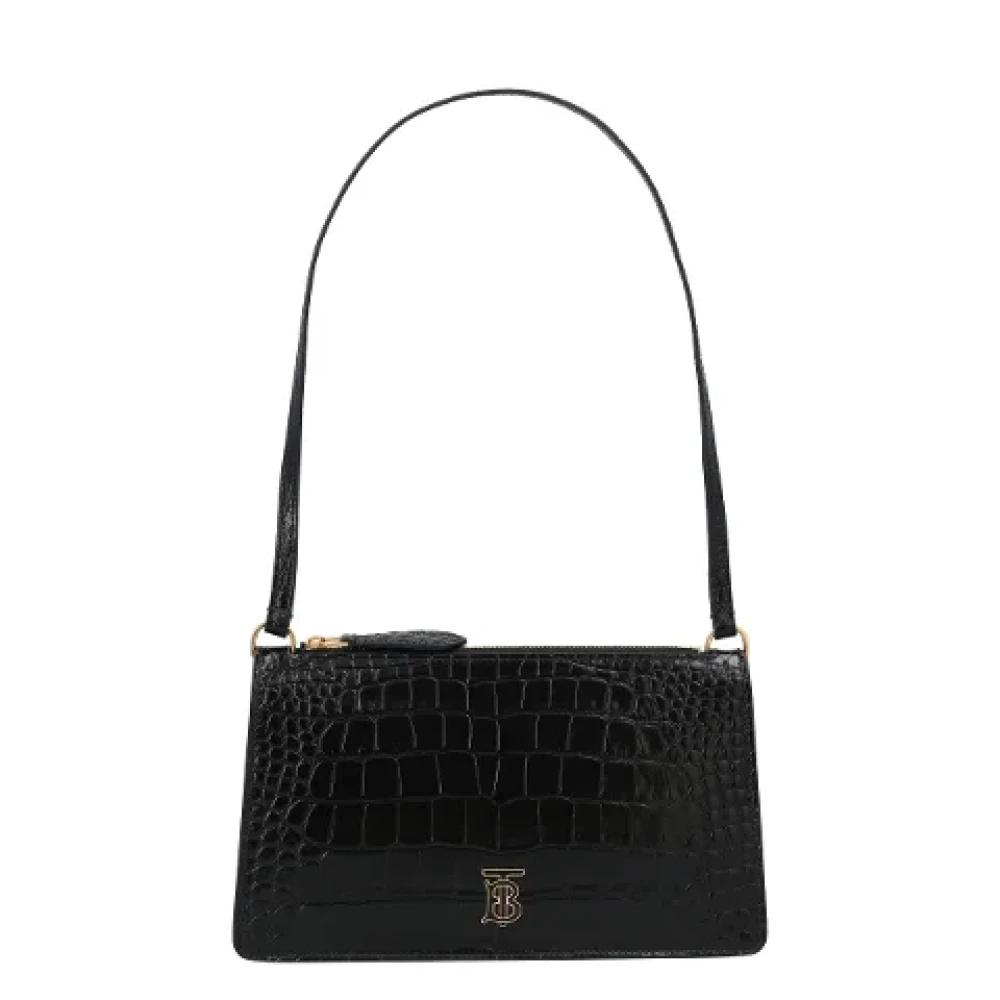 Burberry Leather shoulder-bags Black Dames