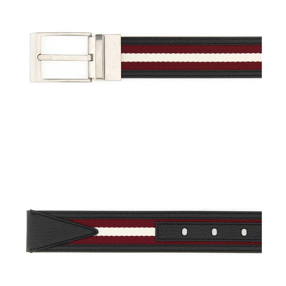 Bally Zwart leren Shiffie Riem Black Heren