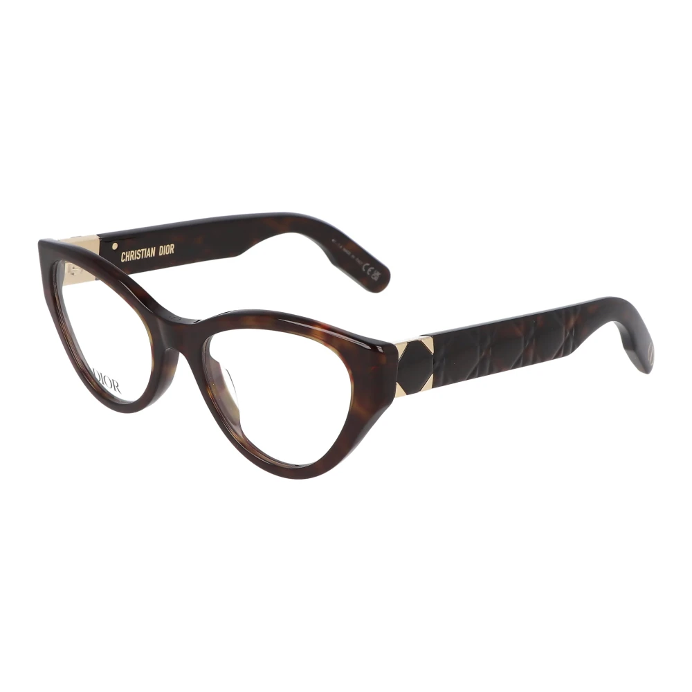 Dior Cat Eye Glasögon Trendig Kollektion Brown, Unisex